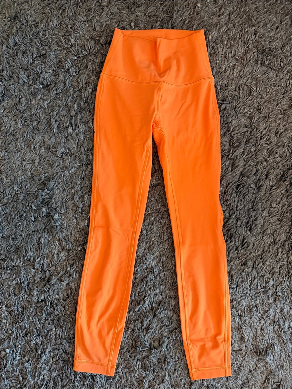 Orange Lululemon Align Leggings Size 0